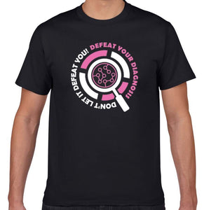 Defeat Your Diagnosis Circle logo T-Shirts