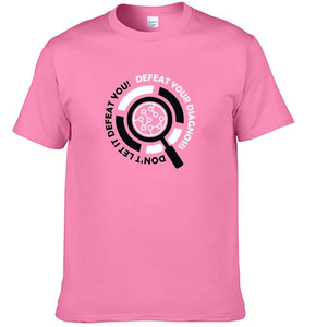 Defeat Your Diagnosis Circle logo T-Shirts