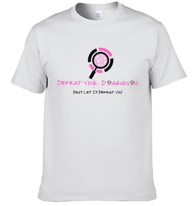 Defeat Your Diagnosis Simple Center logo T-Shirts